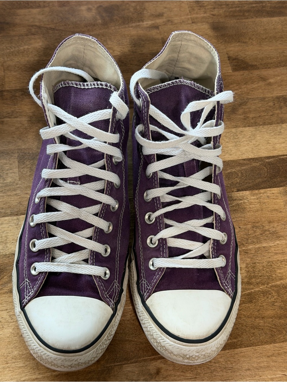 Converse Purple High-Top Sneakers- video in the listing